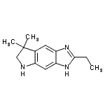 CAS 登录号：744165-60-4， 2-乙基-7,7-二甲基-1,5,6,7-四氢咪唑并[4,5-f]吲哚