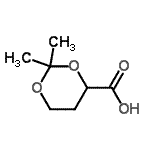 CAS 登录号：744165-85-3， 2,2-二甲基-1,3-二恶烷-4-羧酸