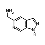CAS 登录号：744187-03-9， 1-(1H-吡唑并[3,4-c]吡啶-5-基)甲胺
