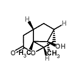 CAS 登录号：744208-15-9， (1R,3S,7S,8S,9R)-9-羟基-8,9-二甲基-4-氧杂三环[5.2.1.0<sup>3,8</sup>]癸烷-5-酮