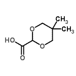 CAS 登录号：744220-87-9， 5,5-二甲基-1,3-二恶烷-2-羧酸