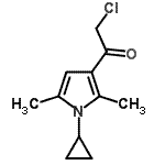 CAS#: 744227-04-1, 2-Chloro-1-(1-cyclopropyl-2,5-dimethyl-1H-pyrrol-3-yl)ethanone