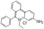 CAS 登录号:74444-52-3, 5-乙基-6-苯基菲啶-5-鎓-3-胺氯化物