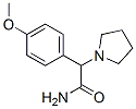 CAS 登录号:74467-63-3, 2-(4-甲氧基苯基)-2-吡咯烷-1-基乙酰胺