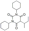 CAS 登录号:745-31-3, 5-仲-丁基-1,3-二环己基-2,4,6(1H,3H,5H)-嘧啶三酮