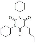 CAS 登录号:745-33-5, 5-丁基-1,3-二环己基-2,4,6(1H,3H,5H)-嘧啶三酮