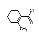 CAS 登录号：74517-10-5， 2-甲基-1-环己烯-1-甲酰氯