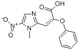 CAS#: 74550-88-2, (Z)-3-(1-Methyl-5-Nitroimidazol-2-Yl)-2-(Phenoxy)Prop-2-Enoic Acid
