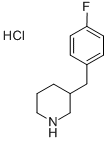 CAS 登录号：745817-38-3， 3-(4-氟苄基)-哌啶盐酸盐