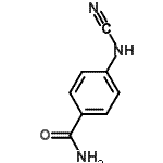 CAS 登录号：74615-31-9， 4-(氰基氨基)苯甲酰胺