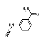 CAS 登录号：74615-43-3， 3-(氰基氨基)苯甲酰胺