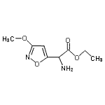 CAS 登录号：746568-85-4， 乙基氨基(3-甲氧基-1,2-恶唑-5-基)乙酸酯