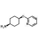 CAS 登录号：746598-84-5， 顺式-4-(2-吡嗪基氧基)环己胺