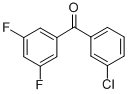 CAS#: 746651-98-9, 3-Chloro-3',5'-Difluorobenzophenone