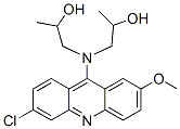 CAS#: 7469-92-3, 1-[(6-Chloro-2-Methoxy-Acridin-9-Yl)-(2-Hydroxypropyl)Amino]Propan-2-Ol