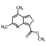CAS 登录号：74695-25-3， 甲基2,4-二甲基噻吩并[3,4-b]吡啶-7-羧酸酯