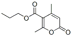 CAS 登录号：7470-47-5， 2,4-二甲基-6-氧代-吡喃-3-羧酸丙基酯
