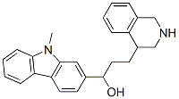 CAS 登录号:7470-71-5, 1-(9-甲基咔唑-2-基)-3-(1,2,3,4-四氢异喹啉-4-基)丙-1-醇