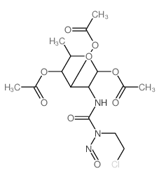 CAS#: 74729-54-7, [2,5-Diacetyloxy-3-[(2-Chloroethyl-Nitrosocarbamoyl)Amino]-6-Methyloxan-4-Yl] Acetate
