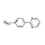 CAS 登录号：74801-34-6， 1-甲基-4-(2-嘧啶基)吡啶鎓溴化物