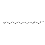 CAS 登录号：74810-78-9， (2E)-12-氯-2-十二碳烯-1-醇