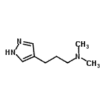 CAS 登录号：748110-97-6， N,N-二甲基-3-(1H-吡唑-4-基)-1-丙胺