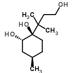 CAS 登录号：748142-70-3， (1R,2S,4R)-1-(4-羟基-2-甲基-2-丁炔基)-4-甲基-1,2-环己烷二醇