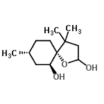 CAS 登录号：748142-72-5， (5R,6S,8R)-4,4,8-三甲基-1-氧杂螺[4.5]癸烷-2,6-二醇