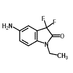 CAS 登录号：748808-09-5， 5-氨基-1-乙基-3,3-二氟-1,3-二氢-2H-吲哚-2-酮