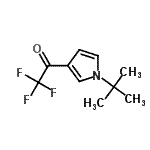 CAS#: 74889-36-4, 2,2,2-Trifluoro-1-[1-(2-methyl-2-propanyl)-1H-pyrrol-3-yl]ethanone