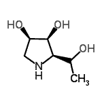 CAS 登录号：749145-39-9， (2R,3S,4R)-2-[(1R)-1-羟基乙基]-3,4-吡咯烷二醇
