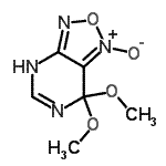 CAS#: 749179-85-9, 7,7-Dimethoxy-3,7-dihydro[1,2,5]oxadiazolo[3,4-d]pyrimidine 1-oxide