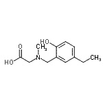 CAS 登录号：749184-31-4， N-(5-乙基-2-羟基苄基)-N-甲基甘氨酸