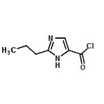 CAS 登录号：749192-75-4， 2-丙基-1H-咪唑-5-甲酰氯
