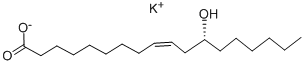 CAS#: 7492-30-0, (9Z,12R)-12-Hydroxy-9-Octadecenoic Acid Potassium Salt (1:1)
