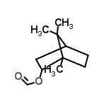 CAS 登录号：7492-41-3， 1,7,7-三甲基双环[2.2.1]庚-2-基甲酸酯