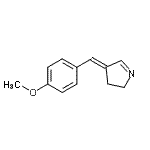 CAS 登录号：749254-91-9， (4E)-4-(4-甲氧基苄亚基)-3,4-二氢-2H-吡咯