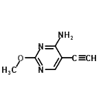 CAS 登录号：74954-62-4， 5-乙炔基-2-甲氧基-4-嘧啶胺