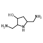 CAS 登录号：749816-18-0， 2,5-二(氨基甲基)-3-吡咯烷醇