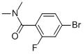 CAS 登录号：749927-80-8， 4-溴-2-氟-N,N-二甲基苯甲酰胺