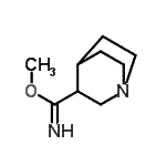 CAS 登录号：750536-95-9， 甲基奎宁环-3-甲亚氨酸酯