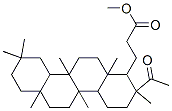 CAS 登录号：7506-20-9， 3-(2-乙酰基-2,4b,6a,9,9,10b,12a-七甲基-1,3,4,4a,5,6,7,8,10,10a,11,12-十二氢屈-1-基)丙酸甲酯
