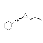 CAS#: 750638-36-9, 1-{[(1R,2S)-2-Ethoxycyclopropyl]ethynyl}cyclohexene