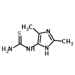 CAS 登录号：750643-45-9， 1-(2,4-二甲基-1H-咪唑-5-基)硫脲