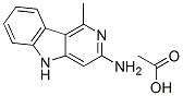 CAS#: 75074-77-0, 1-Methyl-5H-Pyrido(4,3-b)Indol-3-Amine Acetate