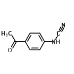 CAS 登录号：75106-15-9， (4-乙酰基苯基)氰胺