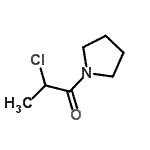 CAS 登录号：75115-52-5， 2-氯-1-(1-吡咯烷基)-1-丙酮