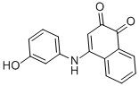 CAS#: 75140-04-4, 4-(3-Hydroxyanilino)-1,2-Dihydronaphthalene-1,2-Dione