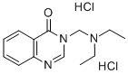 CAS 登录号:75159-40-9, 3-(二乙基氨基甲基)喹唑啉-4-酮二盐酸盐