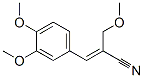 CAS#: 7520-72-1, 3-(3,4-Dimethoxyphenyl)-2-(Methoxymethyl)Acrylonitrile